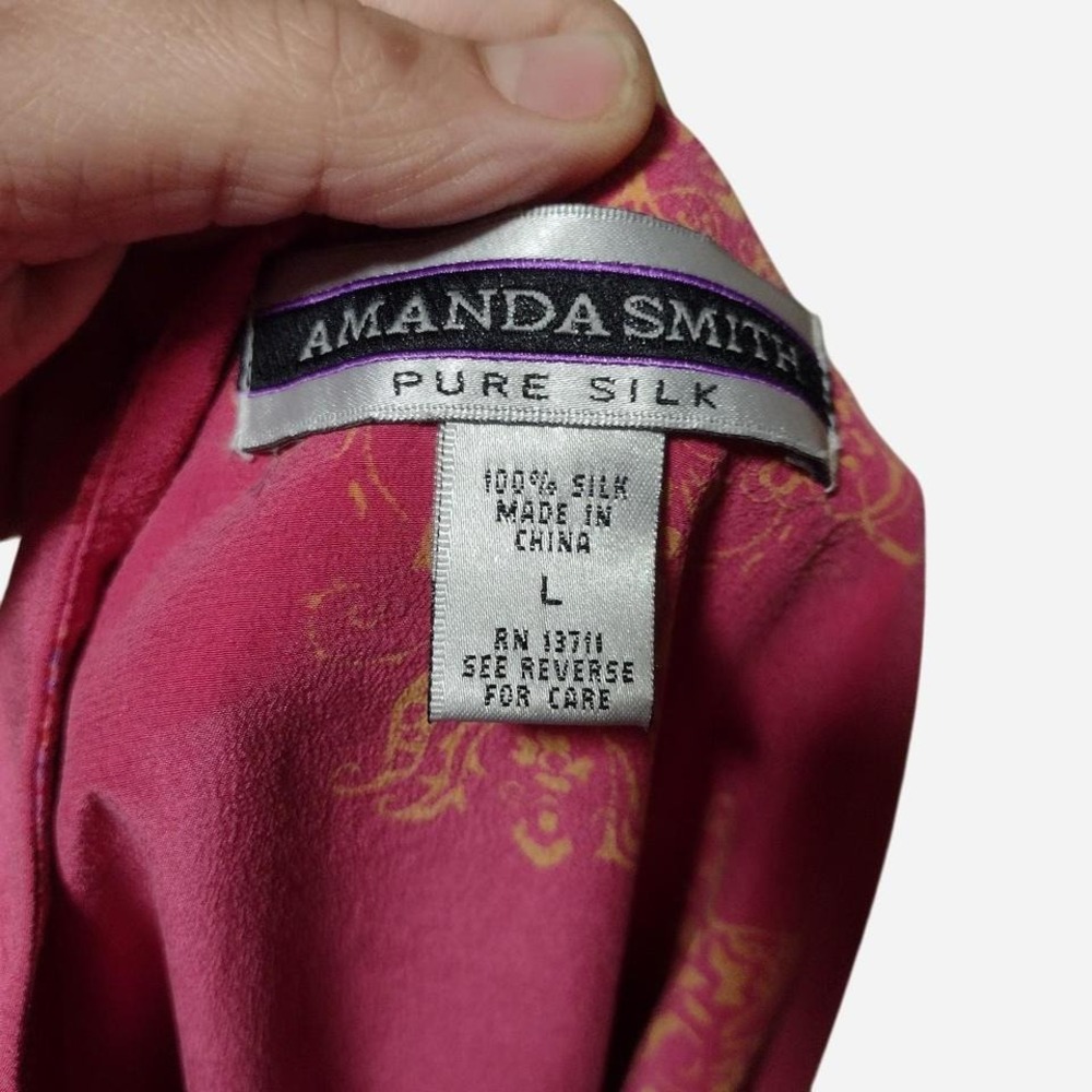 Silk maxi dress size‎ large - Picture 2 of 7
